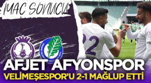 Afyonkarahisar’ı 2.Lig’de temsil eden Afjet Afyonspor 28. hafta karşılaşmasında kendi