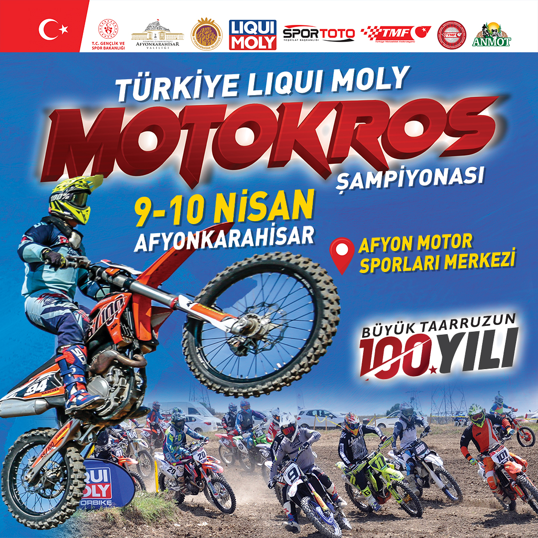 TÜRKYE LIQUI MOLY MOTOKROS AMPYONASI 9-10 NSAN’DA      