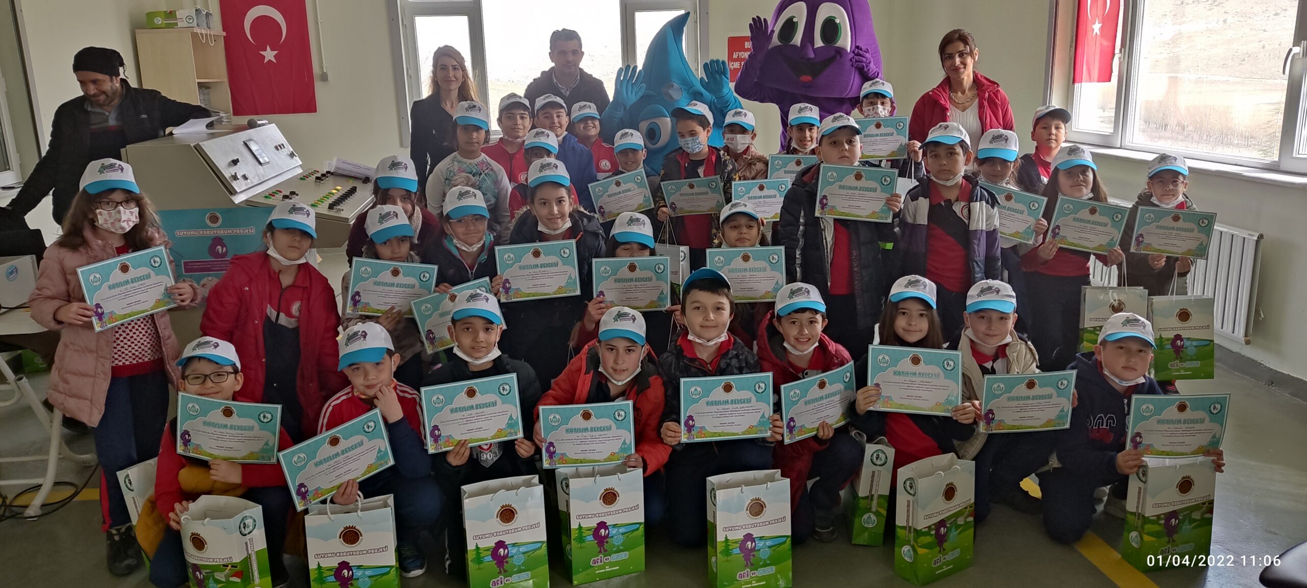 SUYUMU KORUYORUM PROJES ÖRENCLERLE BULUMAYA DEVAM EDYOR            Afyonkarahisar Belediyesi Su