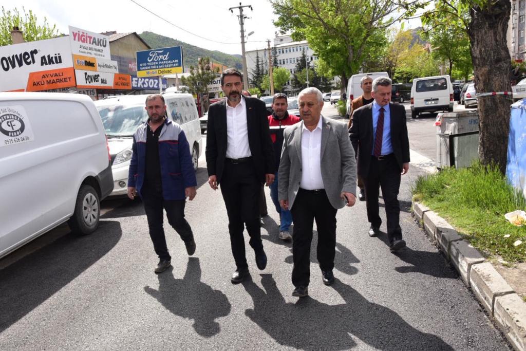1. KÜÇÜK SANAY STESNN YOLLARI ASFALTLANIYOR        