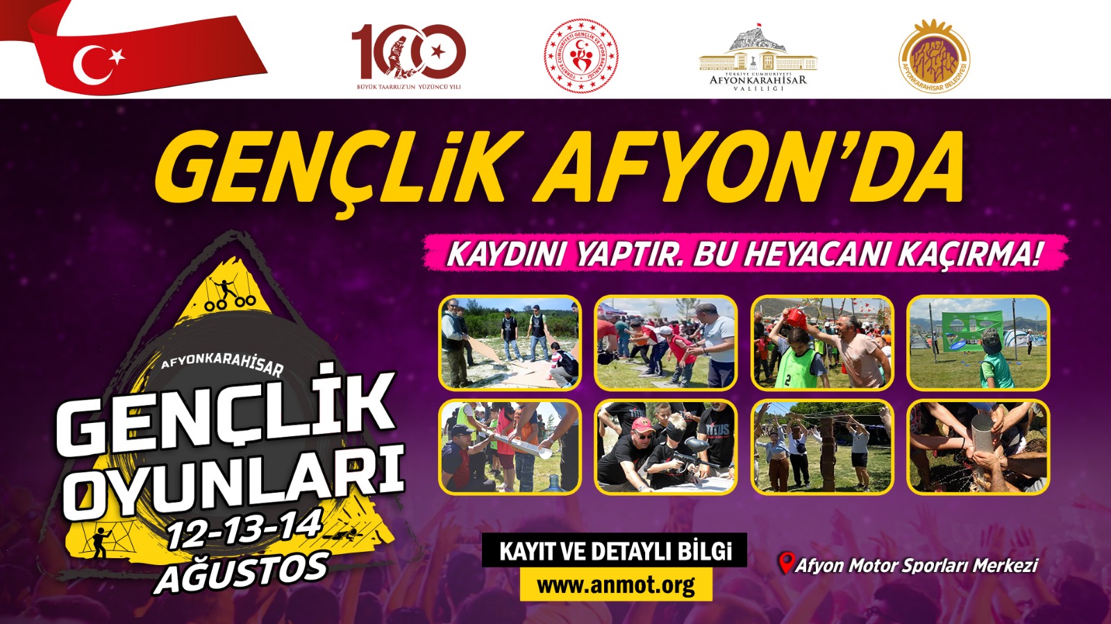 GENÇLK AFYON’DA BULUUYOR 2 BÜYÜK ORGANZASYON AYNI ANDA AYNI YERDEGENÇLK