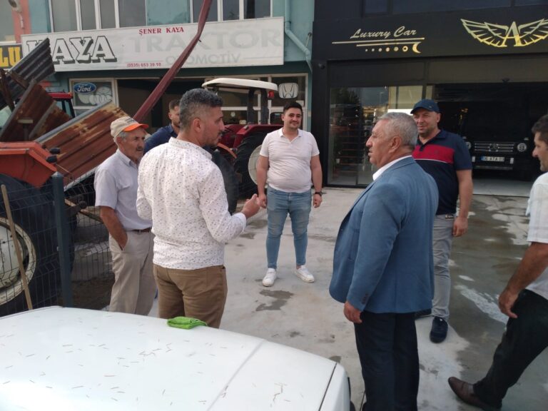 ZEYBEK BAŞKAN´DAN İŞ YERLERİ ZARAR GÖREN ESNAFA ZİYARET