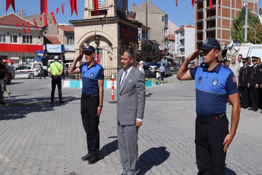 30 Ağustos Zafer Bayramı’nın 100. yıldönümü etkinlikleri kapsamında Kaymakamımız Osman
