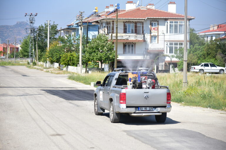 UÇKUN VE LARVA İLE MÜCADELE SÜRÜYOR