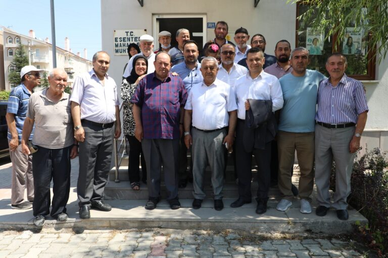 ZEYBEK BAŞKAN´DAN ESENTEPE MAHALLESİ´NE ZİYARET