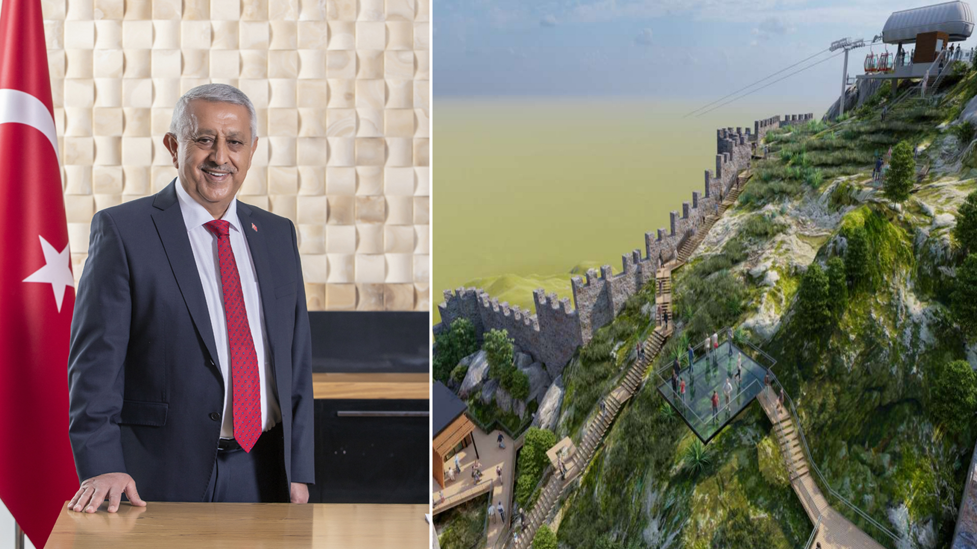 Teleferik Projesiyle ilgili yalan haberlere; ZEYBEK BAKAN SON NOKTAYI KOYDU…