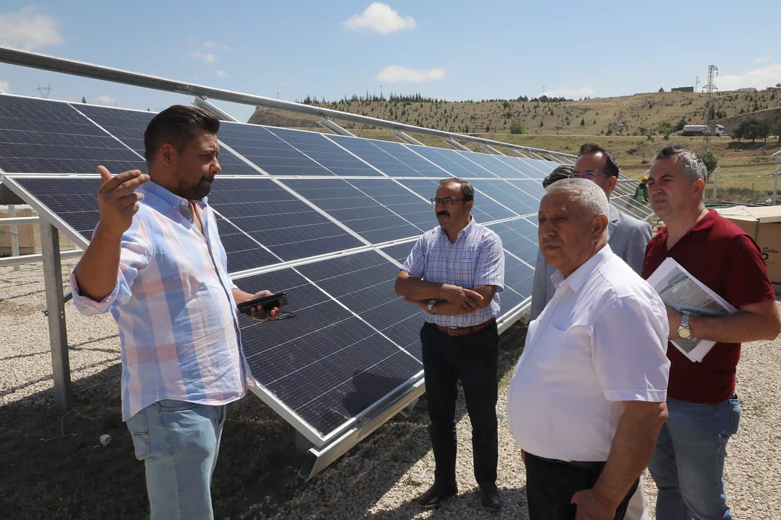 GÜNE ENERJ SANTRALNDE ÇALIMALAR TAMAM      Afyonkarahisar Belediyesi tarafndan