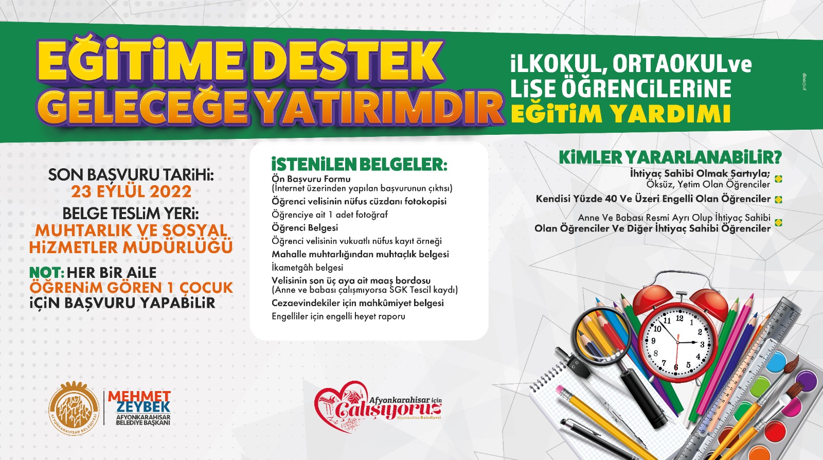 ÖRENC DOSTU BAKAN’DAN ETME DESTEK          Sosyal