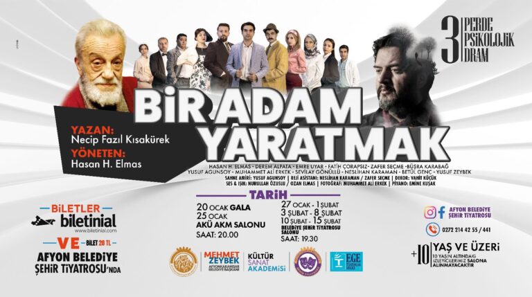 BELEDİYE ŞEHİR TİYATROMUZ PERDELERİNİ AÇIYOR