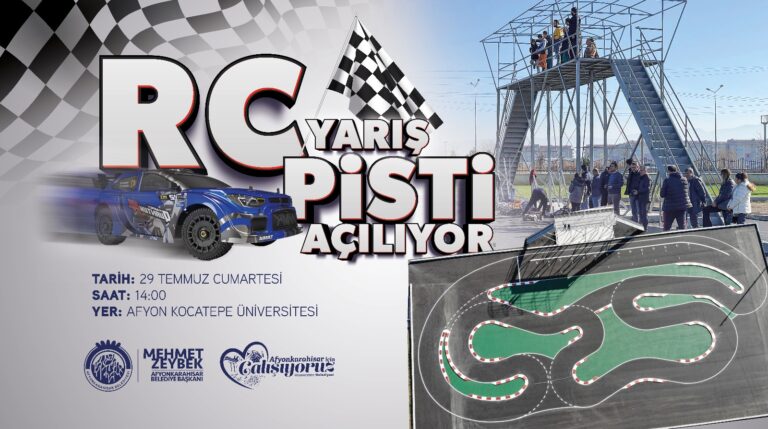 RC YARIŞ PİSTİ AÇILIYOR