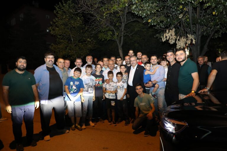 ZEYBEK BAŞKAN’LA MAHALLE BULUŞMALARI SÜRÜYOR
