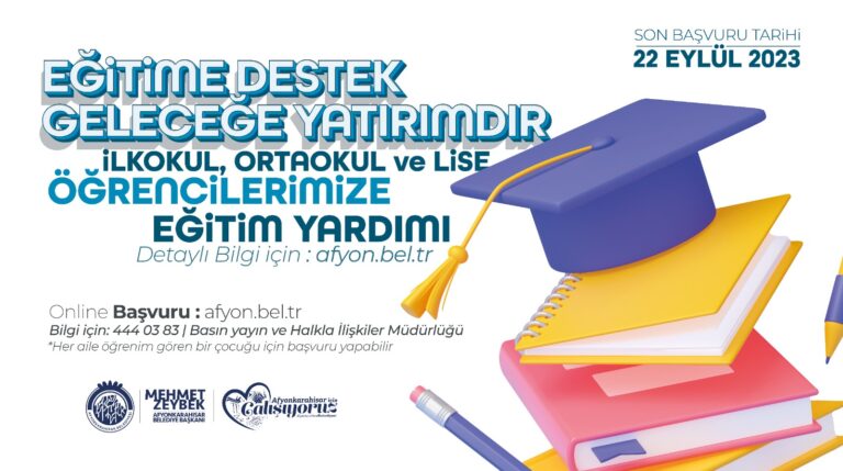 EĞİTİM YARDIMI BAŞVURULARI BAŞLADI