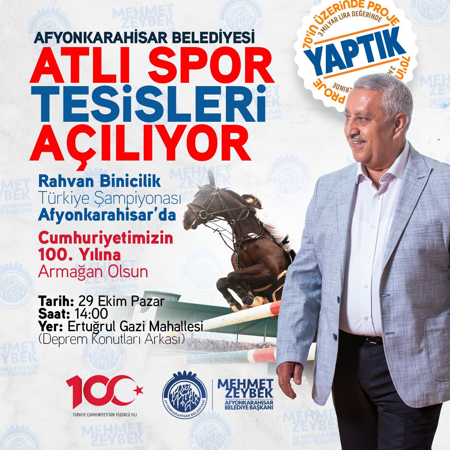 ATLI SPOR TESÝSLERÝ AÇILIYOR SPOR ÞEHRÝ AFYONKARAHÝSAR’A DEÐER KATACAK Afyonkarahisar
