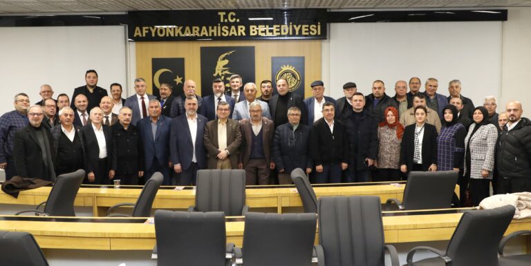 ZEYBEK MAHALLE MUHTARLARIYLA BULUŞTU