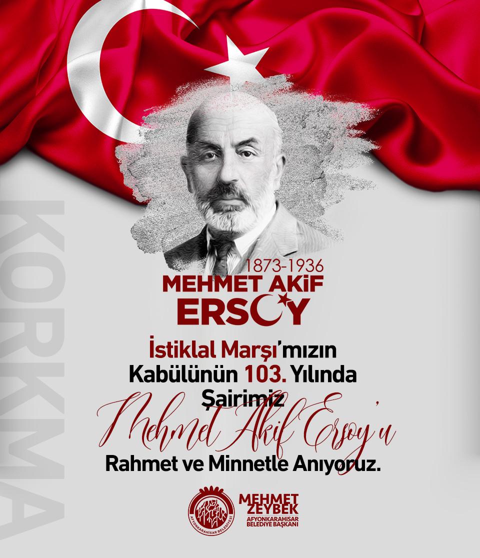 12 MART STKLAL MARI’NIN KABULÜ MESAJI Belediye Bakanmz Mehmet Zeybek