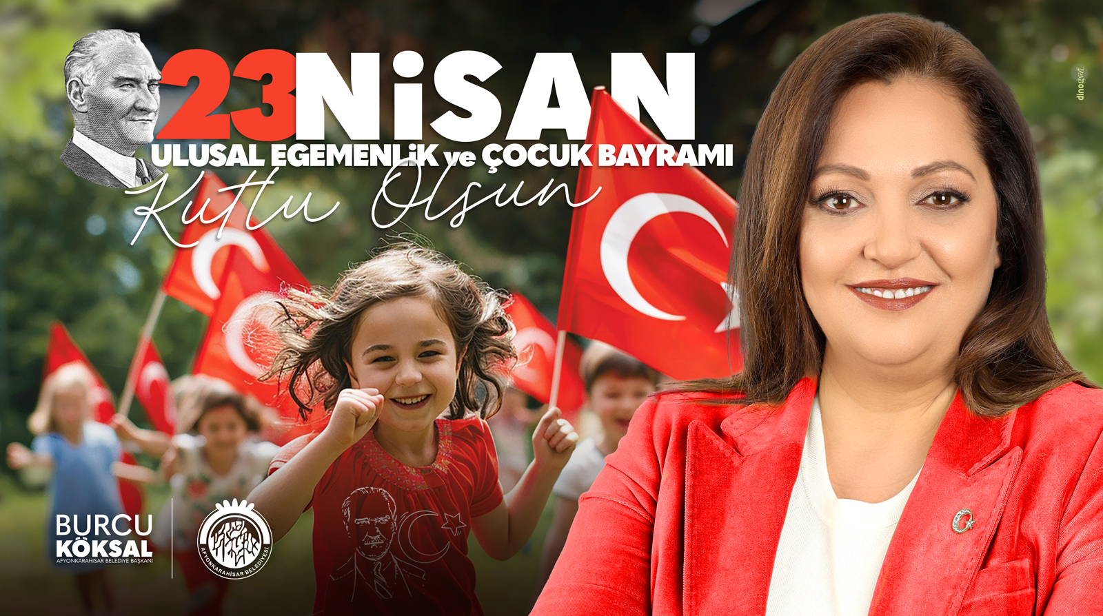 BAÞKANIMIZ BURCU KÖKSAL’IN 23 NÝSAN KUTLAMA MESAJI   Belediye Baþkanýmýz