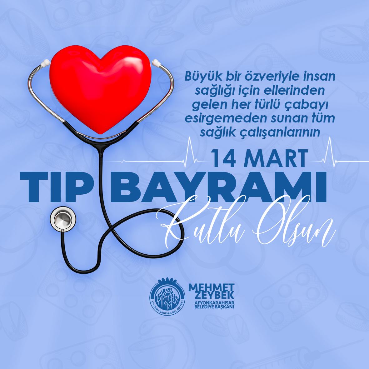 14 MART TIP BAYRAMI MESAJI          