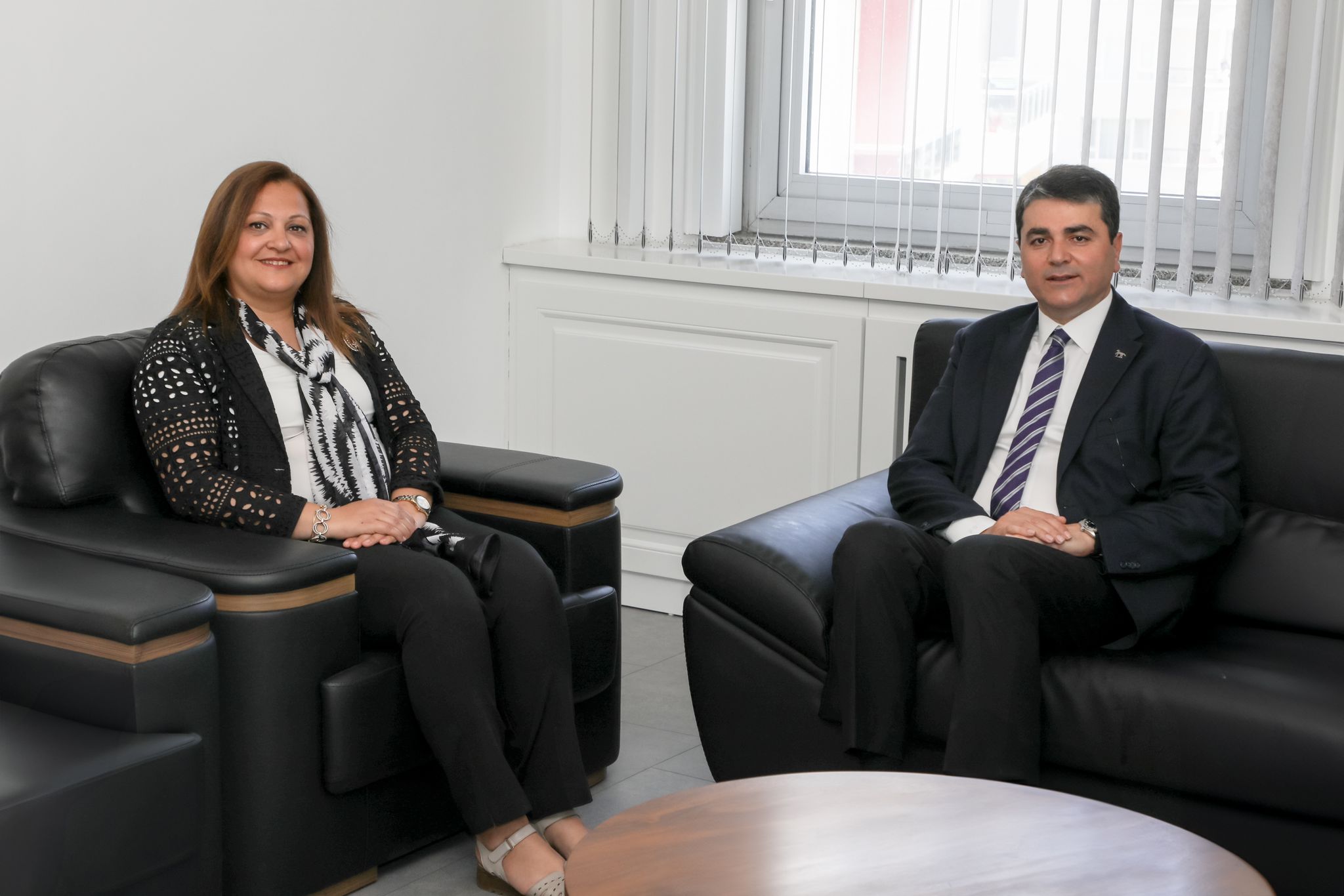 DEMOKRAT PARTÝ GENEL BAÞKANI GÜLTEKÝN UYSAL BAÞKANIMIZ KÖKSAL’I ZÝYARET ETTÝ