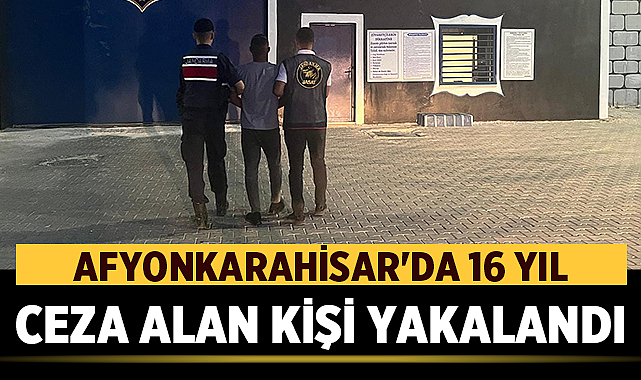 Afyonkarahisar’da 16 Yıl Ceza Alan Kişi Yakalandı – Asayiş Afyonkarahisar İl Jandarma Komutanlığı, “Kullanmak İçin Uyuşturucu veya Uyarıcı Madde