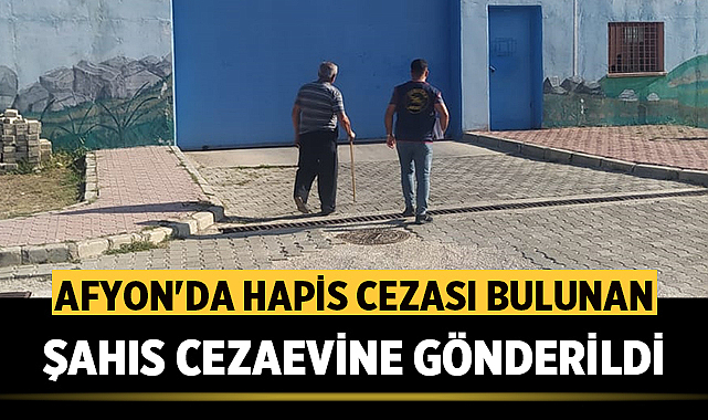 Afyonkarahisar’da Hapis Cezası Bulunan Şahıs Cezaevine Gönderildi – Asayiş Afyonkarahisar İl Jandarma Komutanlığı’na bağlı Jandarma Suç Araştırma Timi (JASAT),