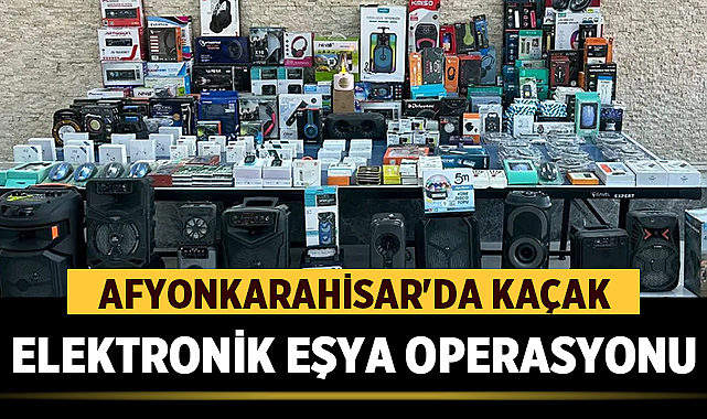 Afyonkarahisar’da Kaçak Elektronik Eşya Operasyonu – Asayiş Kaçak Eşya İhbarı Üzerine Harekete GeçildiAfyonkarahisar İl Jandarma Komutanlığı, H.Ö.