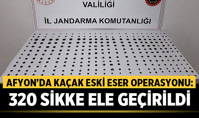 Afyonkarahisar’da Kaçak Eski Eser Operasyonu: 320 Sikke Ele Geçirildi – Asayiş İhsaniye ilçesinde yaşayan C.M. ve O.M. isimli şahısların, eski eser