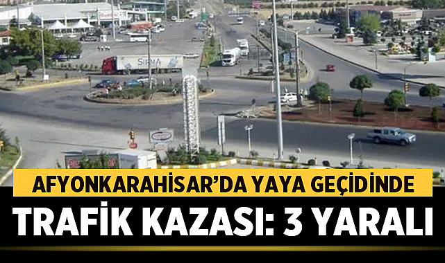 Afyonkarahisar’ın Kütahya yolu üzerindeki Özdilek Alışveriş Merkezi önünde, sabah saat