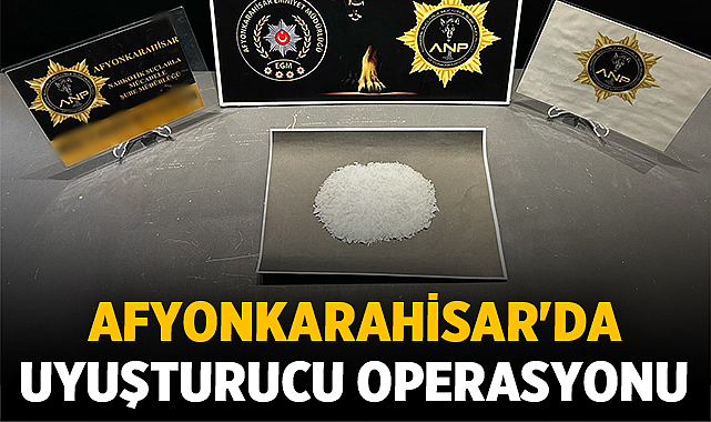 Afyonkarahisar Narkotik Suçlarla Mücadele Şube Müdürlüğü ekipleri, şehirde düzenledikleri rutin