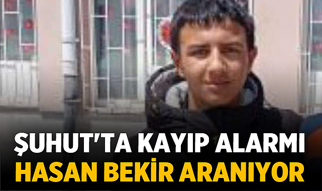 Şuhut Belediyesi Kayıp İlanı YayınladıŞuhut Belediyesi, Hasan Bekir Ülker’in bulunması