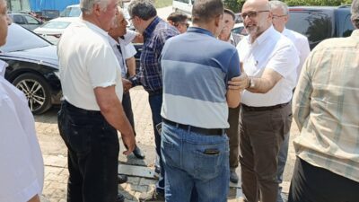 AK Parti Afyonkarahisar İl Başkanı Turgay Şahin, Sinanpaşa'da düzenlenen bir