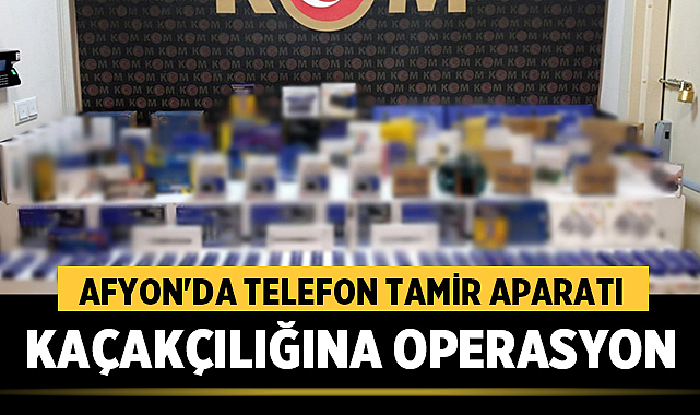 Afyonkarahisar’da Telefon Tamir Aparatı Kaçakçılığına Operasyon Düzenlendi – Asayiş Afyonkarahisar İl Emniyet Müdürlüğü ekiplerinin kaçakçılıkla mücadele kapsamındaki titiz çalışmaları