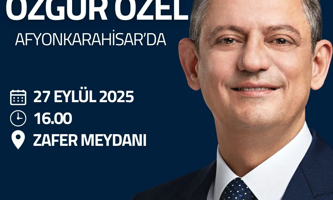 CHP Afyonkarahisar’da Miting Hazırlığı Cumhuriyet Halk Partisi (CHP) Afyonkarahisar İl