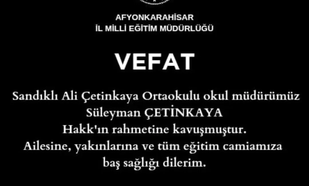 Afyonkarahisar İl Milli Eğitim Müdürlüğü tarafından yapılan açıklama, kurumun faaliyetleri