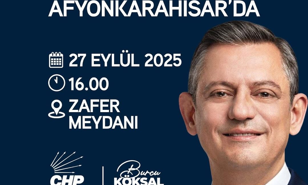 CHP Genel Başkanı Afyonkarahisar’da Hemşehrileriyle Buluşuyor Cumhuriyet Halk Partisi (CHP)