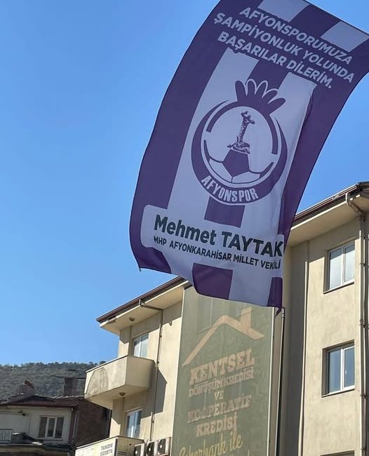 Afyonspor’a Destek Mesajı MHP Afyonkarahisar Milletvekili Mehmet Taytak, spor camiasına