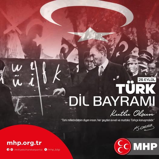 Türk Dil Bayramı Afyonkarahisar’da Kutlandı Afyonkarahisar‘da Milliyetçi Hareket Partisi (MHP)