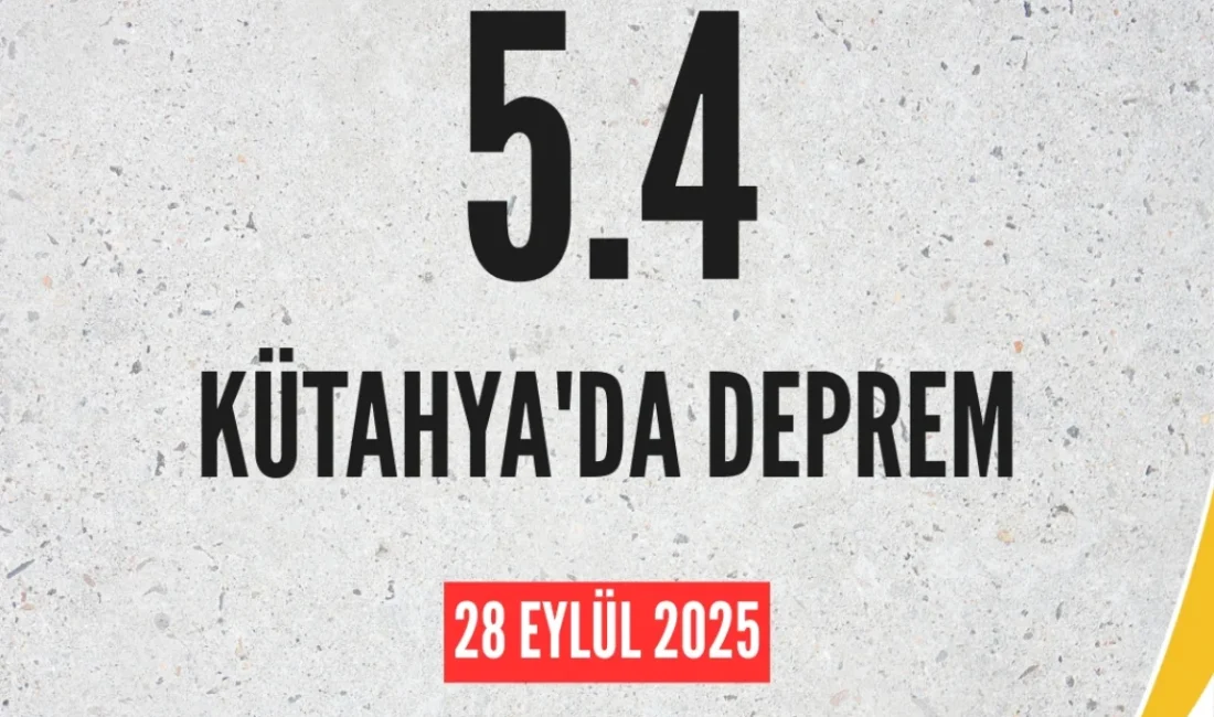 Simav’da Deprem: 5.4 Büyüklüğündeki Sarsıntı Hissedildi Kütahya’nın Simav ilçesinde 5.4