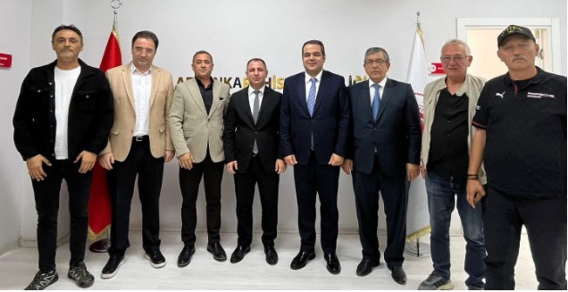 Ziyarette AGC Başkanı Artuk’a, Başkan Yardımcısı Sezer Küçükkurt ile yönetim