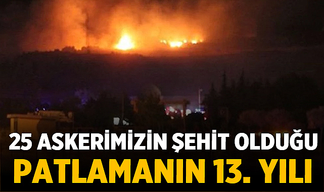 Afyonkarahisar’da 25 Askerimizin Şehit Olduğu Patlamanın 13. Yılı Afyonkarahisar’da 5 Eylül 2012 tarihinde meydana gelen mühimmat depo patlamasında