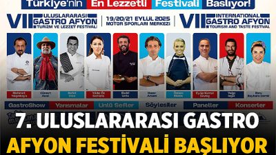 Afyonkarahisar’da Gastronomi Şöleni BaşlıyorUNESCO’nun 2019’da “Yaratıcı Şehirler Ağı – Gastronomi”