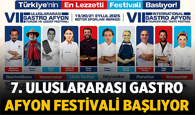 Afyonkarahisar’da Gastronomi Şöleni BaşlıyorUNESCO’nun 2019’da “Yaratıcı Şehirler Ağı – Gastronomi”