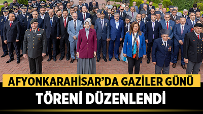 Afyonkarahisar’da 19 Eylül Gaziler Günü nedeniyle anma programı gerçekleştirildi. Türkiye’nin