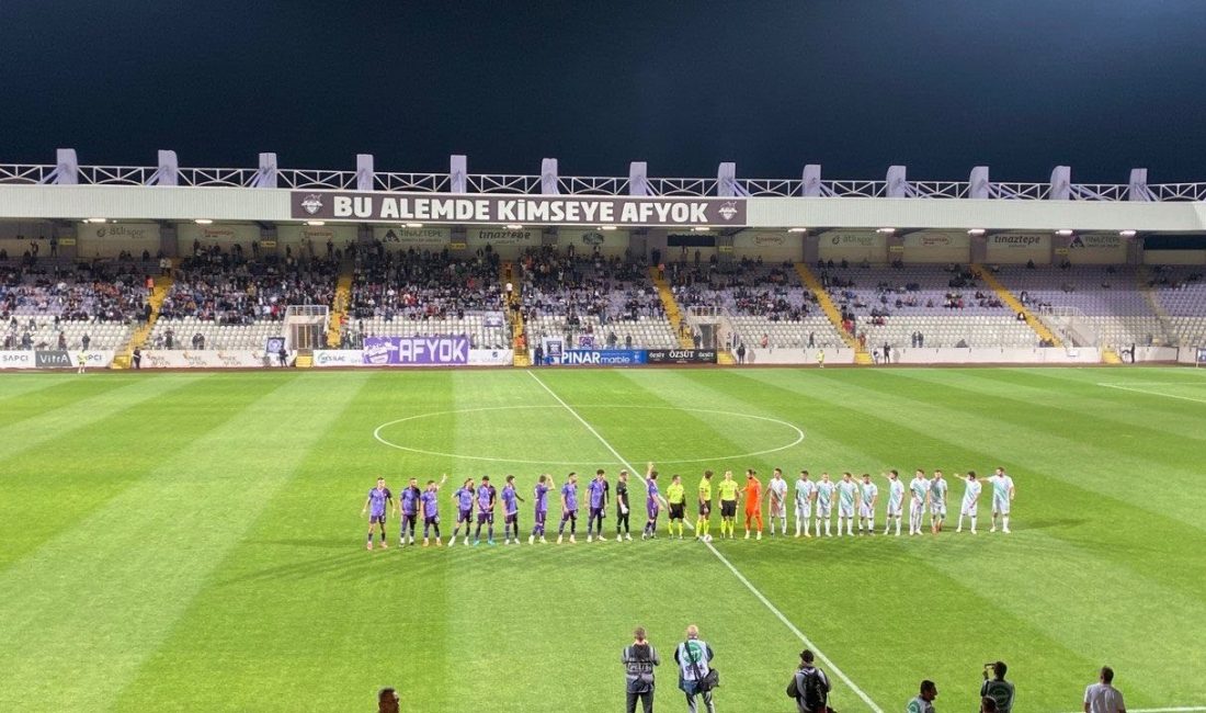 Afyonspor kulübü, 2025-2026 sezonunun ilk iç saha maçında taraftar desteğini