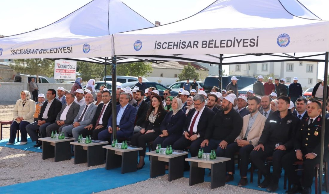 İscehisar Gençlik Merkezi Temel Atma Töreni Gerçekleştirildi İlçemiz Medrese Mahallesinde