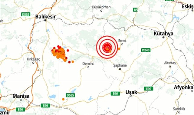 Boğaziçi Üniversitesi Kandilli Rasathanesi ve Deprem Araştırma Enstitüsü (KRDAE) verilerine