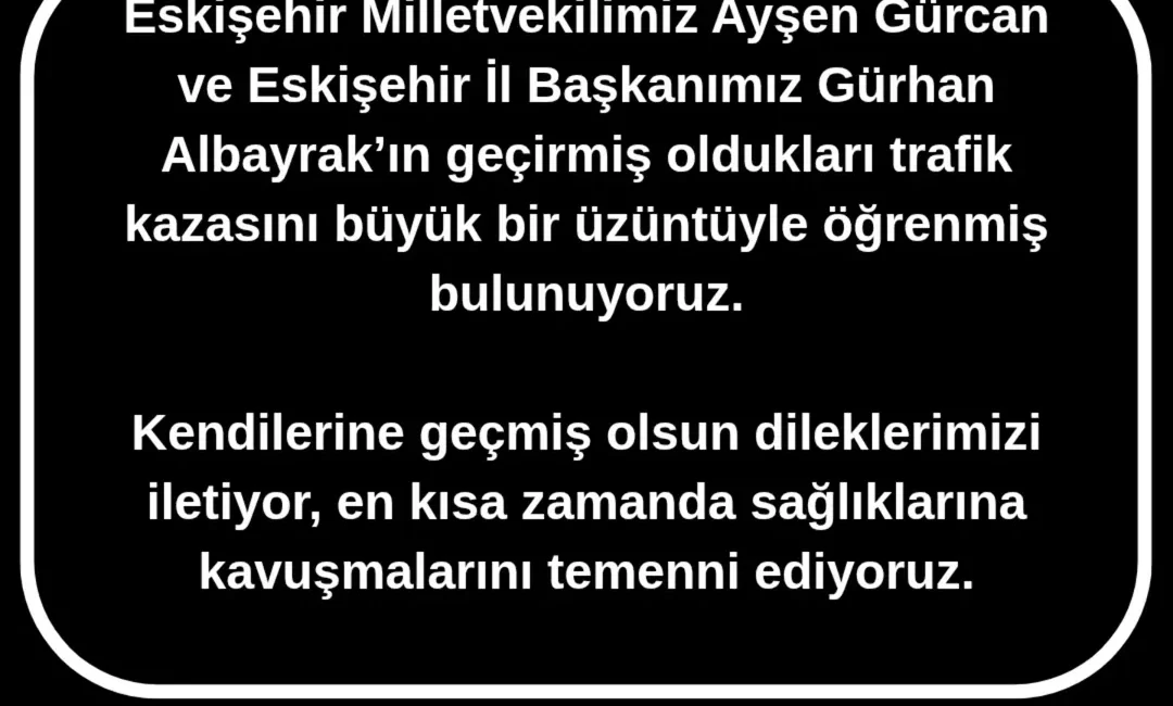 AK Parti’li İki İsim Trafik Kazasında Yaralandı AK Parti Afyonkarahisar
