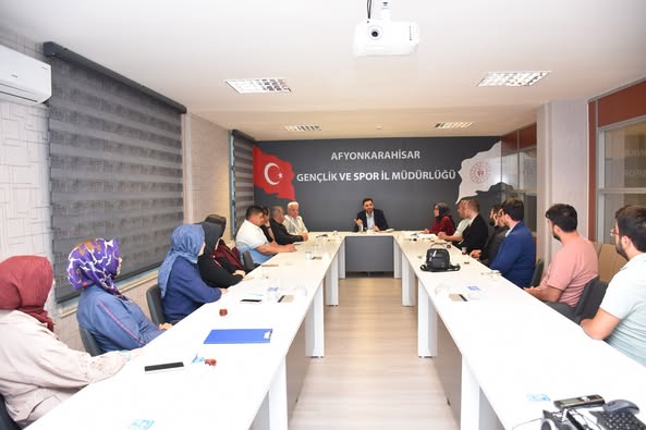 Gençlik ve Spor İl Müdürlüğü’nde Verimlilik Toplantısı Afyonkarahisar Gençlik ve