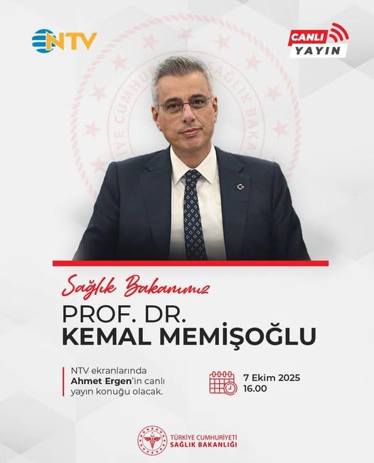Bakan Memişoğlu Kamuoyunu Aydınlatacak Sağlık Bakanı Prof. Dr. Kemal Memişoğlu,