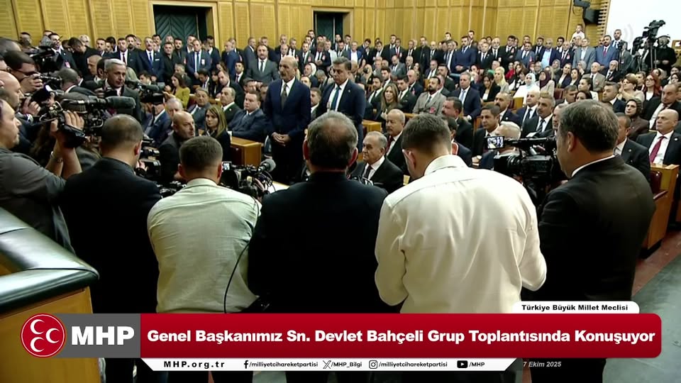 MHP Liderinden Grup Toplantısında Kritik Mesajlar Milliyetçi Hareket Partisi (MHP)