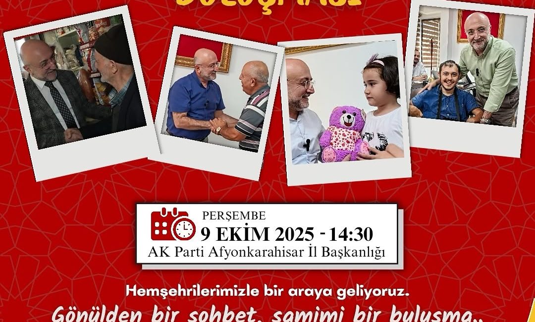 AK Parti Afyonkarahisar’dan Vatandaş Buluşması AK Parti Afyonkarahisar İl Başkanlığı,
